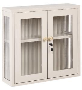 Fali szekrény 60 cm Fém Bézs