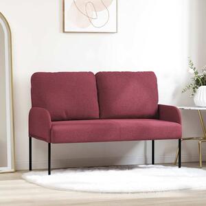VidaXL Kanapék párnával 110cm Bordó Furnér