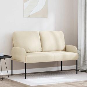 VidaXL Kanapék párnával 110cm Krém Furnér