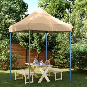 VidaXL Partysátor Bézs 200 x 200 x 306 cm Oxford Szövet