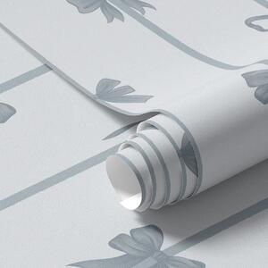 Tapéta Kék masnik szalagokkal világos háttér előtt, Tapétá geometria, Tapétá geometria csíkok, a01074v2 : Uwalls.hu
