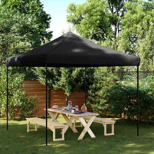 VidaXL Partysátor Fekete 292 x 292 x 315 cm Oxford Szövet