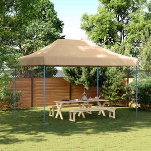 VidaXL Partysátor Bézs 279 x 410 x 315 cm Oxford Szövet