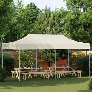 VidaXL Partysátor Krém 291 x 580 x 315 cm Oxford Szövet