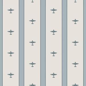 Tapéta Csíkos kis repülőgépek kék háttér előtt, Tapétá geometria, Tapétá geometria csíkok, a01171 : Uwalls.hu