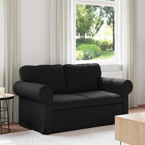 VidaXL Kanapé Fekete 155 x 82 x 80 cm szövet
