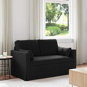 VidaXL Kanapé Fekete 139 x 78 x 80 cm szövet