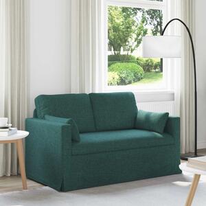 VidaXL Kanapé Sötétzöld 139 x 78 x 80 cm szövet