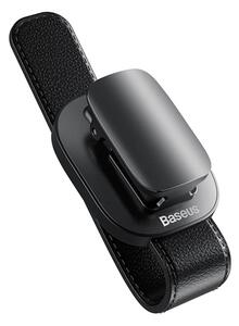 Baseus Platinum szemüvegtartó csipesz, fekete (ACYJNB01)