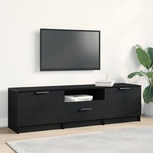 TV Szekrény - Fekete tölgy - 140x35x40 cm - Műanyagból készült