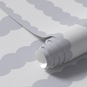 Tapéta Szürke, hullámos csíkok minimalista stílusban, Tapétá geometria, Tapétá geometria csíkok, a01182v4 : Uwalls.hu