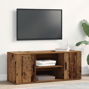 TV Szekrény Régi Fa 100x35x40 cm Mérnöki Fa