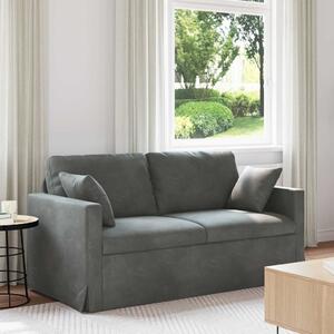 VidaXL Kanapé Sötétszürke 158 x 78 x 80 cm Bársony