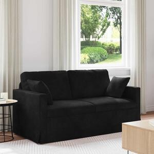 VidaXL Kanapé Fekete 158 x 78 x 80 cm Bársony