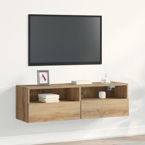 TV Fali Szekrény Artisan Tölgy 100x30x30 cm Mérnöki Fa