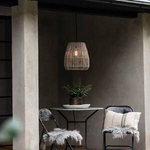 PR Home Saigon kültéri függőlámpa, szürke, Ø 38 cm, kábel 2,5m, dimmelhető, Alu / szürke / cink, Műanyag