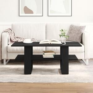 VidaXL Fekete Tölgy Kávézó Asztal 102x55x42 cm Műanyag