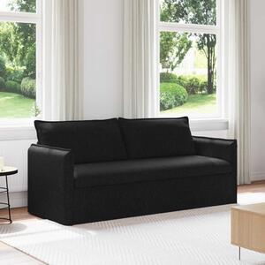 VidaXL Kanapé Fekete 196 x 82 x 85 cm szövet
