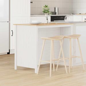 Konyhai Szigetek HILL Fehér 112 x 66 x 90 cm Tömör fenyő