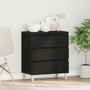 VidaXL Fekete tölgy kis szekrény 60x35x70 cm Műanyag
