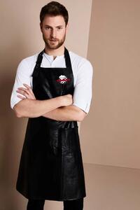 Chefs.hu - hímzett logós vízálló műbőr kötény