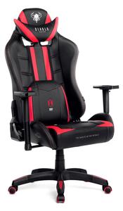 DIABLO X-RAY gamer szék, Normal size, fekete-piros