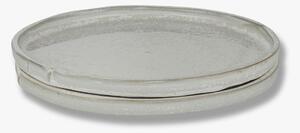 Fehér kő tányér készlet 2 db-os ø 20 cm Sand Grain – Mette Ditmer Denmark