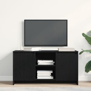 TV Szekrény Fekete Tölgy 102x37,5x52,5 cm Mérnöki Fa