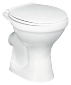 Cerastyle mély öblítésű porcelán íves álló WC, hátsó kifolyású
