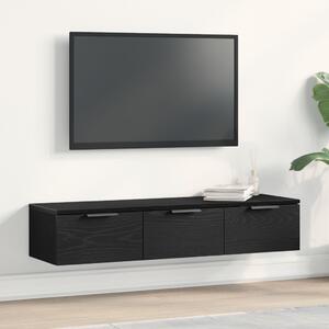 Fekete tölgy fali szekrény 102x30x20 cm Műanyagból