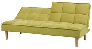 Zöld kárpitozott kanapéágy SILJAN