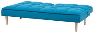 Kék kárpitozott kanapéágy SILJAN