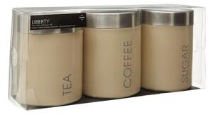 Kávétartó-teatartó fém doboz szett 3 db-os – Premier Housewares