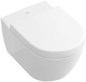 Wc falra szerelhető Villeroy & Boch Subway 2.0 fehér színben fényes felülettel hátsó kifolyással 5614R001