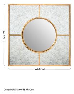 Fali tükör 70x70 cm Zariah – Premier Housewares
