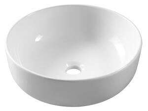 Mosdó lapra Triomini Slim 38,5x38,5 cm fehér színben fényes felülettel túlfolyás nélkül SLM3939