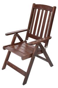 ROJAPLAST ANETA fenyőfából készült lakkozott, összecsukható kerti szék ()