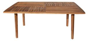 ROJAPLAST PATRICIA akácfából készült kerti asztal, napernyő lyukkal, 180 cm ()