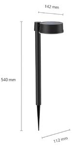 Philips LED napelemes földi tüskés lámpa Vynce, Ø fej 11,2 cm