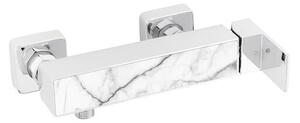 Zuhany csaptelep SIKO Elements zuhanyszett nélkül 150 mm fehér márvány dekor SIKOBSEL268DMB
