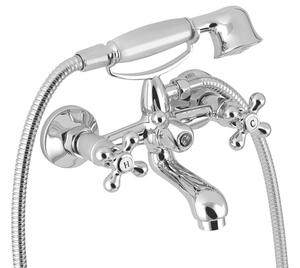 Kád csaptelep Novaservis Titania Retro II zuhanyszettel együtt 150 mm króm 99121.0