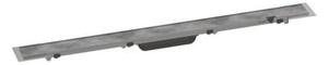 Hansgrohe RainDrain Rock 80 cm rozsdamentes acél zuhanytálca 56031000