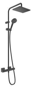 Zuhanyrendszer Hansgrohe Vernis Shape termosztatikus csapteleppel fekete matt 26286670
