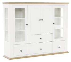 Vitrin Leoras MZ6 (fehér + grand tölgy)