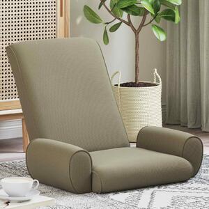 VidaXL Padló szék Khaki 68 x 51 x 56 cm Gubancos Bársony