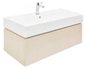Fürdőszobaszekrény SAT Feel 100x30x46 cm mat SATFEEL100BEU2B