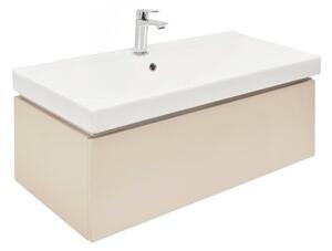 Fürdőszobaszekrény és keverővel SAT Feel 100x30x46 cm mat SATFEEL100BEU1B