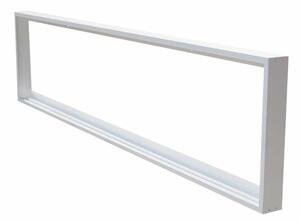 V-TAC mennyezetre szerelhető fehér DIY műanyag LED panel keret 120x30cm - SKU 6708