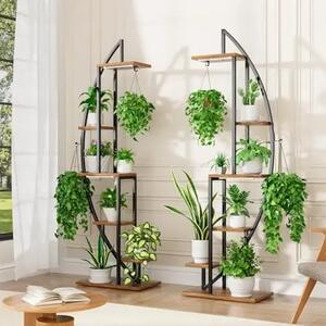 Moonflower™ Hold Alakú Növénytartó állvány Világítással