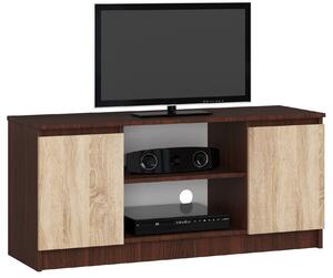 TV asztal Darian (wenge + sonoma tölgy)
